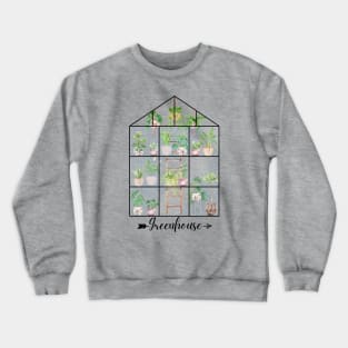 Greenhouse Watercolor Crewneck Sweatshirt